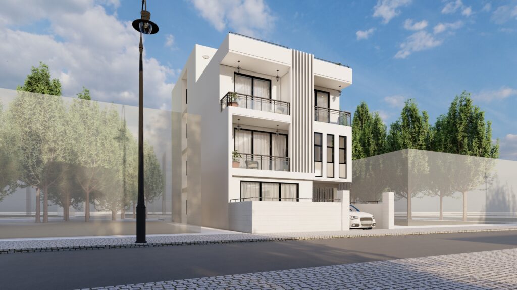 Stunning Residential Design: B + G + 3 Rendered For FRD