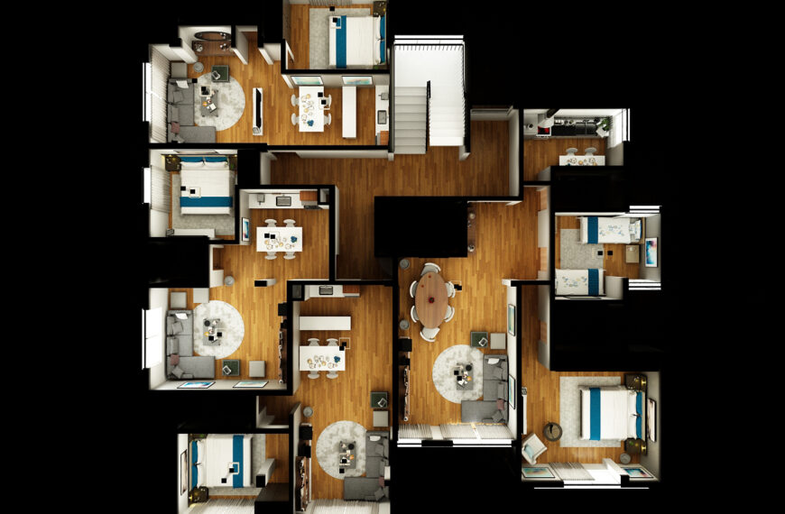 Stylish BBA Apartment Interior Design Concept
