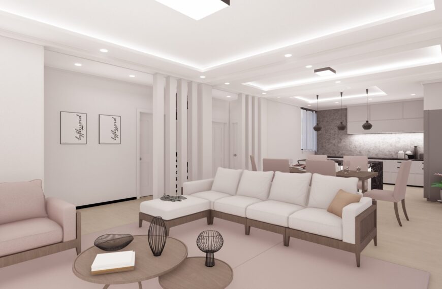 Refined G + 3 Interior Design Render for Modern Residences